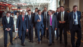 Вице-канцлер Германии побывал на российском заводе компании CLAAS