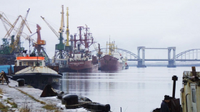 Архангельский торговый порт работает не на полную мощность